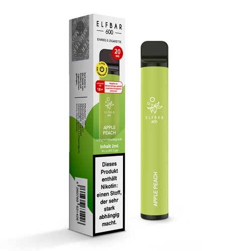 Apple Peach ELF Bar 600 Disposable Vape Dampf-Lab Apple Peach ELF Bar 600 Disposable Vape Dampf-Lab