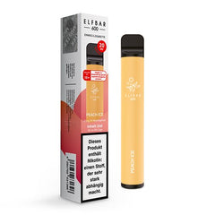 Peach Ice ELF Bar 600 Disposable Vape