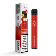 Strawberry Ice ELF Bar 600 Disposable Vape