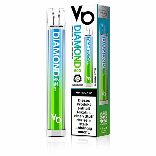 Mint Mojito Vapes Bars Lost Mary Diamond 600 Disposable Vape